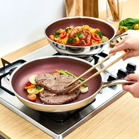 클래딘 베네치아 IH 인덕션 겸용 이연복 궁중팬 후라이팬 24cm 2종 세트