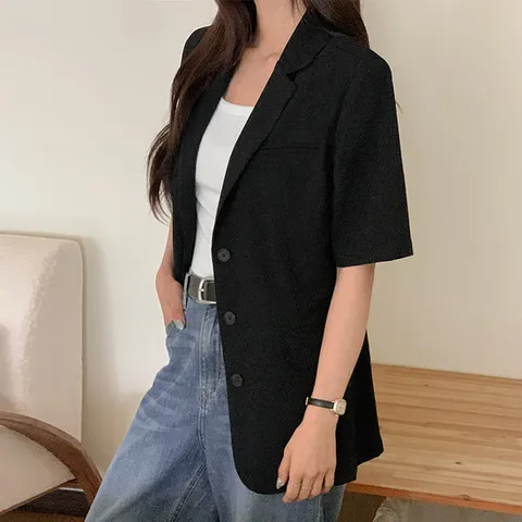 [제작] 시원하지 썸머 루즈핏 자켓 82566 빅사이즈 여성의류