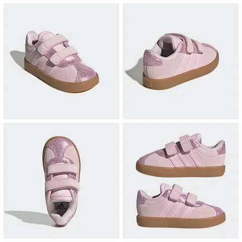 [ 현대백화점 ]아디다스키즈 JP7851 VL 코트 유아동 (130-160) 벨크로 스니커즈 걸음마 인기 운동화