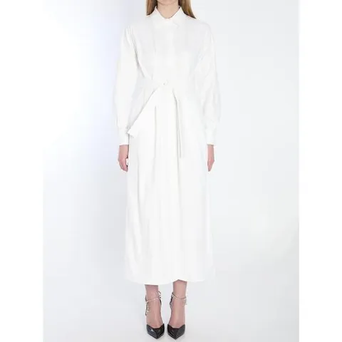 막스마라 미디 원피스 2511221463600 WHITE