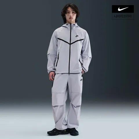 [나이키] 테크 남성 우븐 오픈 헴 팬츠 HM7159-057