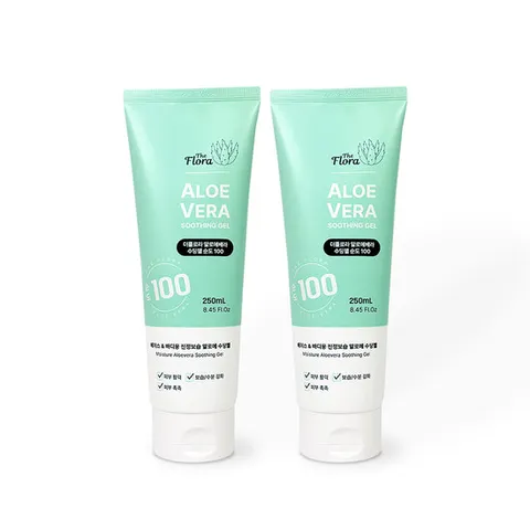 더플로라 알로에베라 수딩젤(튜브형) 250ml-2개 보습 진정 수분크림