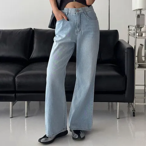 [H스타일](MIZ)1525루즈데님부츠컷 여름 여성 청바지