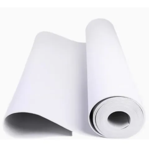 PVC 흰색 무광 화이트 1mm 기본폭 92cm x1M(구입수량 만큼 이어져서 발송됩니다)