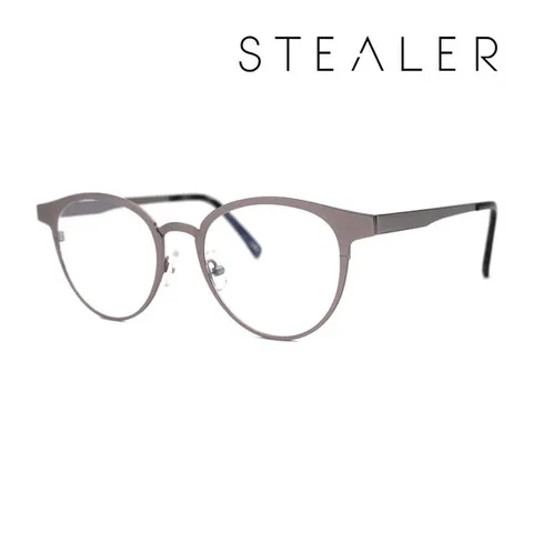 스틸러 MOG 03 모그 라운드 스틸 플랫 프레임 안경테