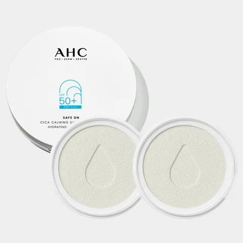 AHC 세이프온 시카 카밍 선쿠션 본품25g+리필 25g 2개+(증정)디럭스키트