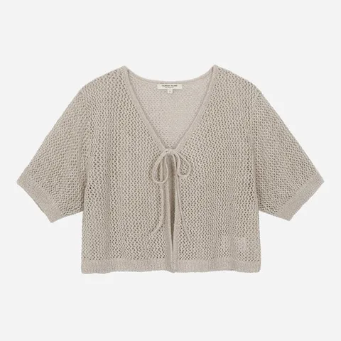 [ 롯데백화점 ][써스데이아일랜드]메탈 스카시 반소매 가디건(T254MCD252W)