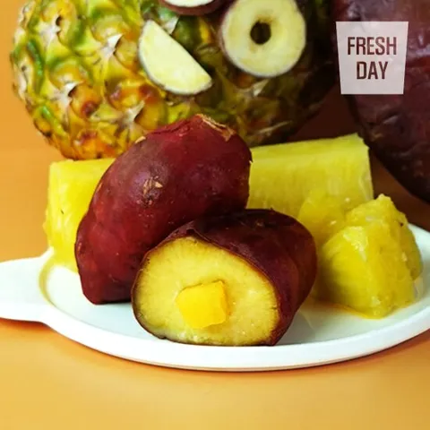 달콤새콤 오빠네 아이스 파인애플 군고구마 10봉 (130g/봉)