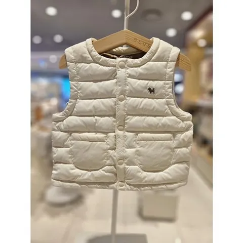 [ 현대백화점 ]블루독베이비[hu] 25.FW CR)웜라이트경량베스트 45A19-131-01 패딩베스트 아우터조끼 외출복 경량패딩조끼