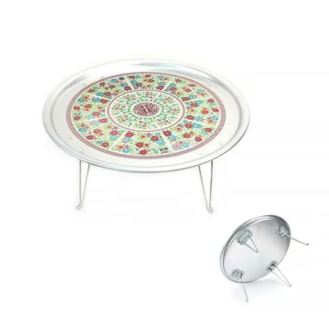 접이식 양은 시골밥상 왕왕대(3~4인용) 접이식발상 양은밥상 접이식밥상 레트로밥상 양은상 추억의밥상