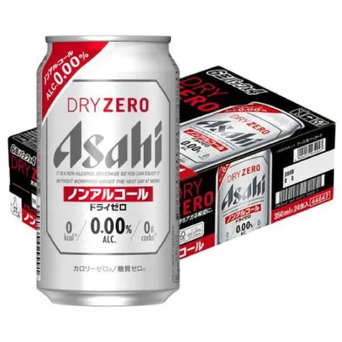 일본 아사히 드라이 제로 논알콜 맥주 맛 음료 350ml 24개입 1박스 [일본직배송]