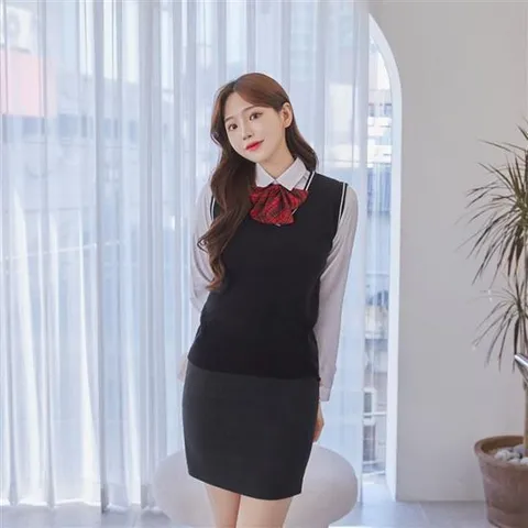 교복쇼핑몰 교복몰 (허리조절)사계절 차콜 학생복.