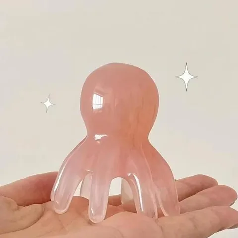 문어 만능 두피 마사지 지압 괄사 경락 마사지기