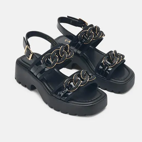 [ 현대백화점 ][탠디] 탠디 수입화 여성 샌들 G25012 BLACK 앞3CM 뒤6CM G25012BLACK