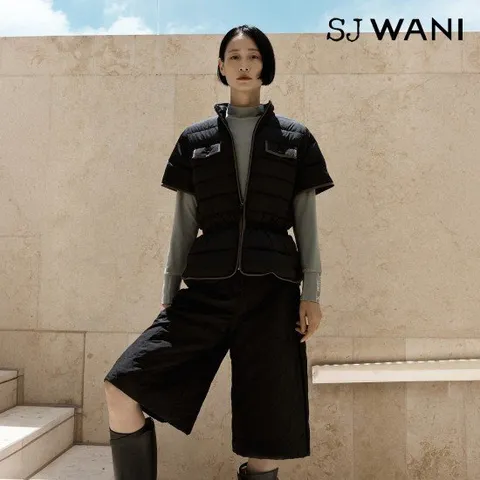 SJ와니 25FW 퀼티드 큐롯 팬츠 1종(골프)