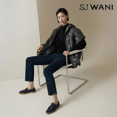 SJ와니 25FW 꾸뛰르 크리스탈 기모데님 팬츠 1종 (런칭 가격 109,900원)