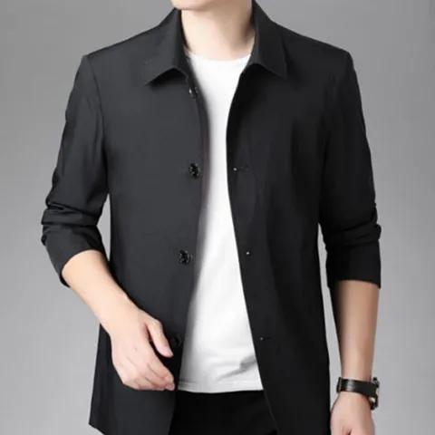 트랜치 자켓 남성 봄 가을 정장 오피스룩 결혼식 하프코트 자켓 점퍼 블레이저 숏코트 트렌치코트 반코트 남자자켓 야상 잠바 남성자켓 숏자켓