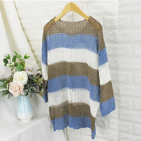 [쿨젠]zent_무지개 그물 KT  KOT여름니트,그물니트,나그랑니트,