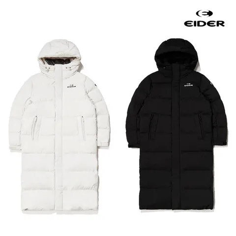 [ 롯데백화점 ]아이더 [택가 410,000원] 공용 벤치 베이직 롱 다운 롱패딩 DUW24592