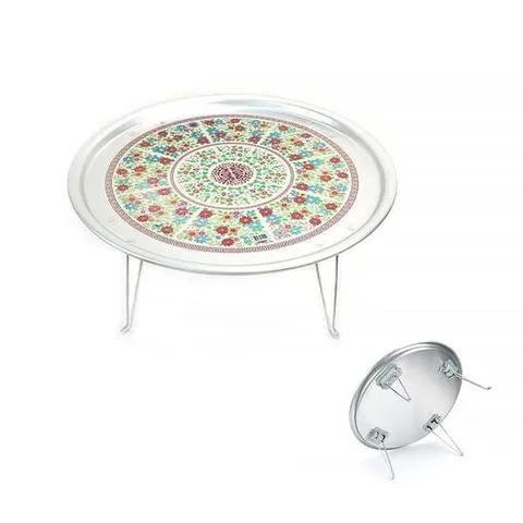 접이식 양은 시골밥상 특왕대(2~3인용) 접이식발상 양은밥상 접이식밥상 레트로밥상 양은상 추억의밥상