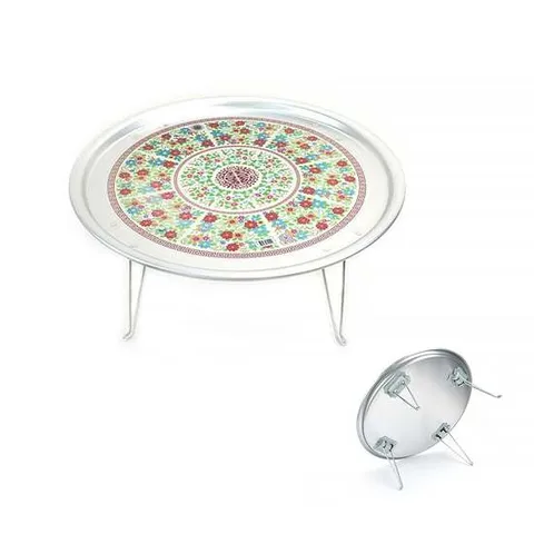 접이식 양은 시골밥상 왕대(1~2인용) 접이식발상 양은밥상 접이식밥상 레트로밥상 양은상 추억의밥상