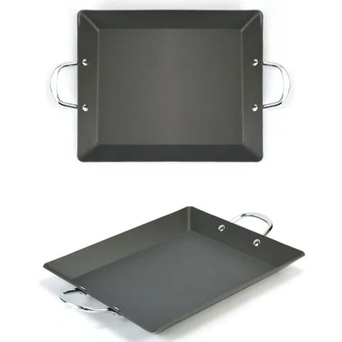 경질코팅 곱창 닭갈비 전골팬 볶음팬 32.7x27.7cm 5호 닭갈비철판 닭갈비판 닭갈비팬 곱창팬 떡볶이팬 떡볶이판 볶음판 떡볶이철판 볶음철판 떡볶이사각팬