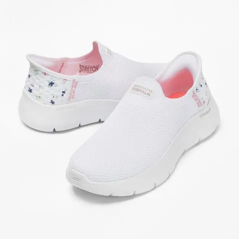스케쳐스 운동화 고워크 플렉스 여성 슬립온 화이트 124822WHT