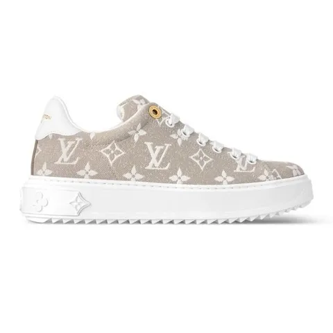 26 SS 루이비통 Time Out 타임 아웃 로고 인그레이빙 아일릿 모노그램 스니커즈