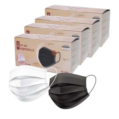 KFAD 기연 비말차단마스크 200매(50매X4팩) kfad마스크
