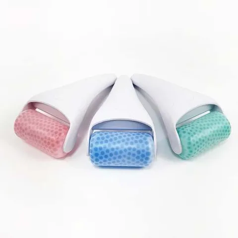 쿨 페이스 롤러 얼굴 마사지기 열감 피부진정