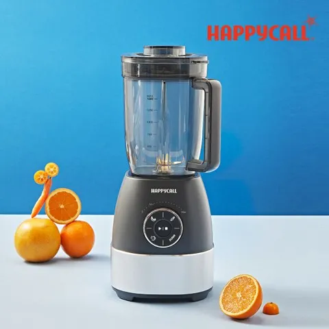 해피콜 초고속블렌더 브리즈 ECO 차콜그레이 6중칼날 얼음분쇄