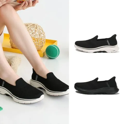 스케쳐스 운동화 고워크 7 여성 슬립온 블랙화이트/블랙 2종택1