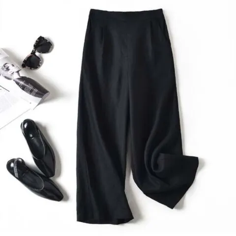 여성 4컬러 썸머팬츠 린넨통바지 마바지 와이드팬츠