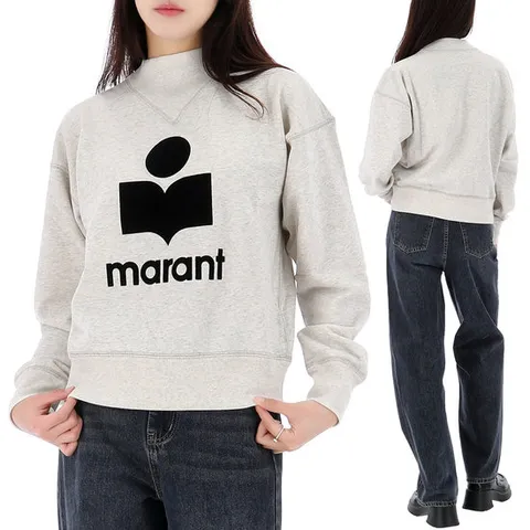 25FW 이자벨마랑 MOBY 로고 스웨트셔츠 SW0003FA A1M07E 23EC