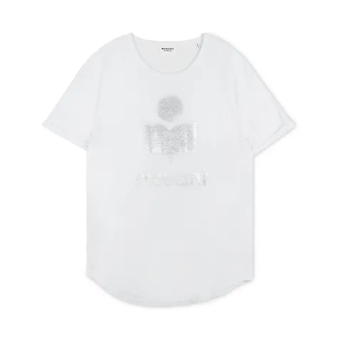 이자벨마랑 여성 에뚜왈 화이트 반팔티