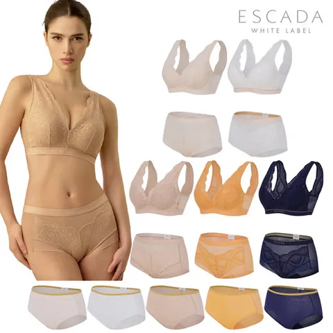 [방송히트]ESCADA 에스까다002 화이트라벨  빅사이즈 노와이어 15종(최초 179,000)
