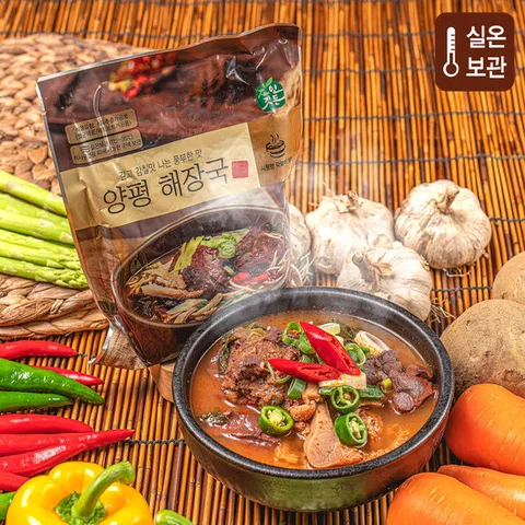 [10개] 선봉 자연깃든 양평해장국 선지국 간편 즉석국 600g