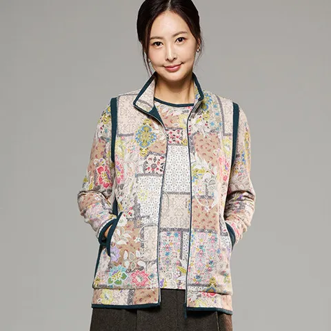 [바네사리찌] 기모 핫픽스 앙상블 (그린)