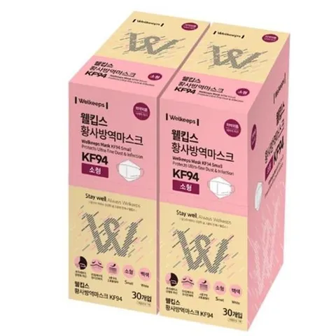 웰킵스 KF94 소형 마스크, 30매x 2_