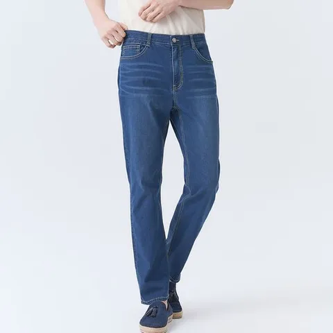 [뱅뱅]남성 썸머 라이크라 시그니처 데님_인디고