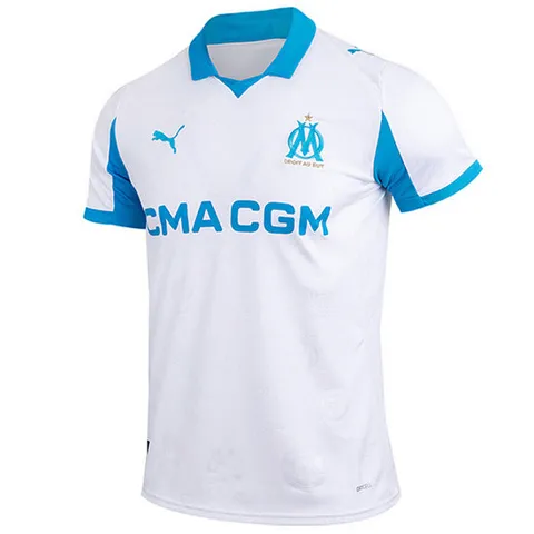 M 푸마반팔티 VQC 779801-01 올림피크 마르세유 25-26 홈 반팔저지