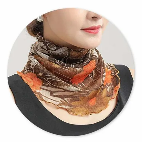 여성 시스루 펄 스카프 목주름 가리개 10종 목주름스카프 목주름가리개 목주름관리스카프 목주름관리 목주름마스크