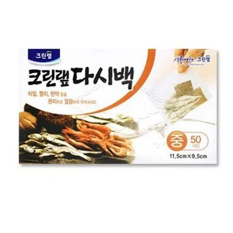 크린랲 다시팩 육수망 다시망 다시백 국물팩 중 50매 다시백 육수백 육수팩 멸치육수백 다시팩 국물백 국물팩 육수망 멸치다시팩 다시망 차거름망