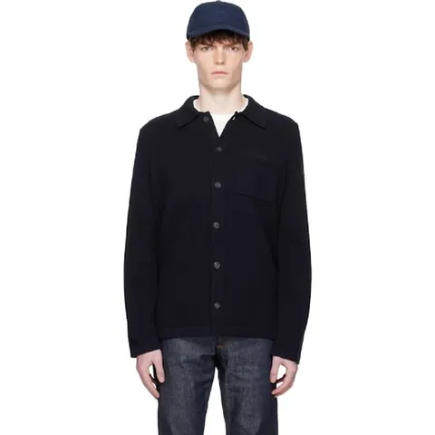 아페쎄 가디건 네이비 마티 가디건 252252M200007