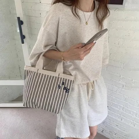 CWST6319 캐주얼 반팔 상하 세트 여성 여름 밴딩 반바지 홈웨어