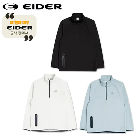 [ 현대백화점 ][아이더] DMU22201 QUARTS (쿼츠)   남성 짚업 티셔츠