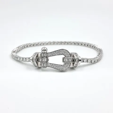 [구구스]중고명품 프레드 다이아 포스텐 팔찌 (라지) (NO 10197314)