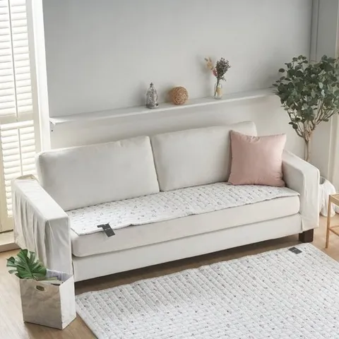 [르헤브] 블루벨 스노우 리플 쇼파패드 4인용(65x240)