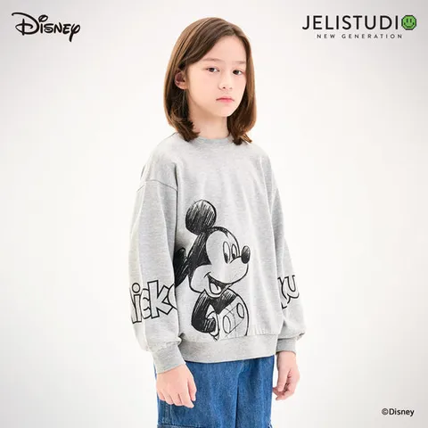 [젤리스튜디오] [디즈니]미키 마우스 스케치맨투맨티셔츠
