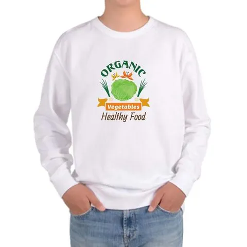 프린팅티셔츠 기모맨투맨 오가닉 베지터블 건강음식 디자인